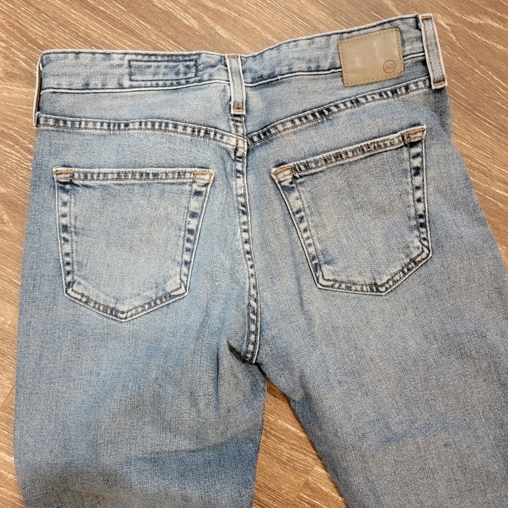 AG Adriano Goldschmied Blue Boyfriend Jeans - Picture 10 of 11